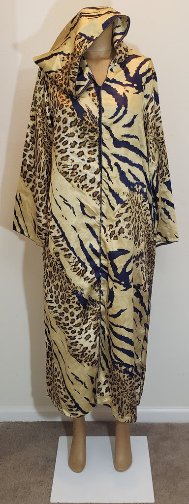 PETITE - One Size Gold, Blue and Brown