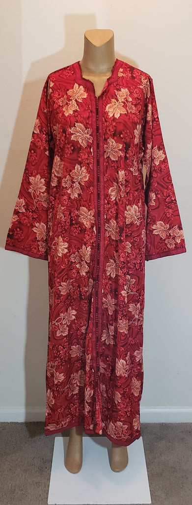 Medium Red Floral