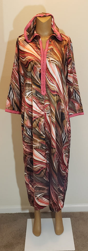 PETITE Small  Pink Abstract Multi