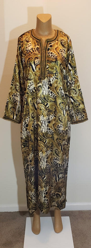 PETITE - Medium Gold, Black and White