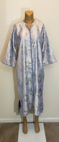 PETITE - Large Light Blue and Gold