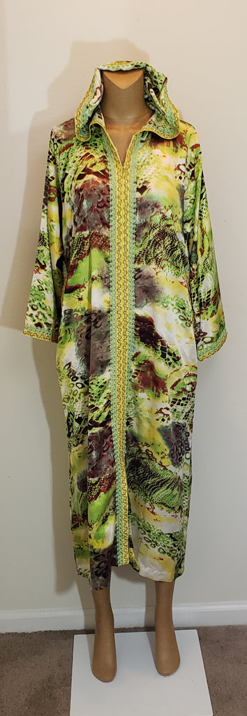 PETITE - Large Green, Yellow, Brown