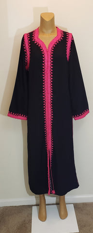 X-Large Black and Fuschia