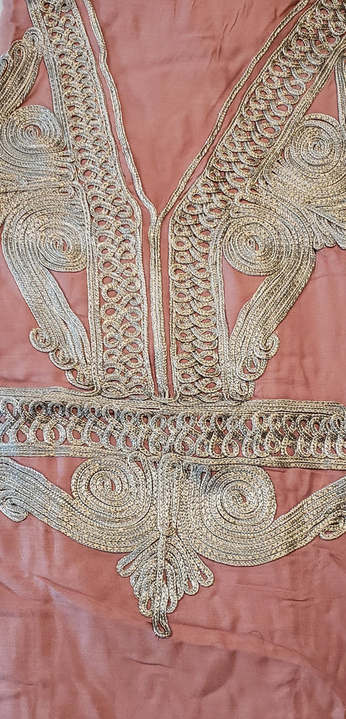 Natural and Grey Moroccan Maxi