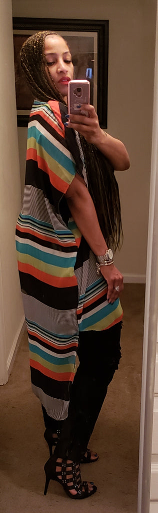 Nautical Sheer Hi-Lo Tunic